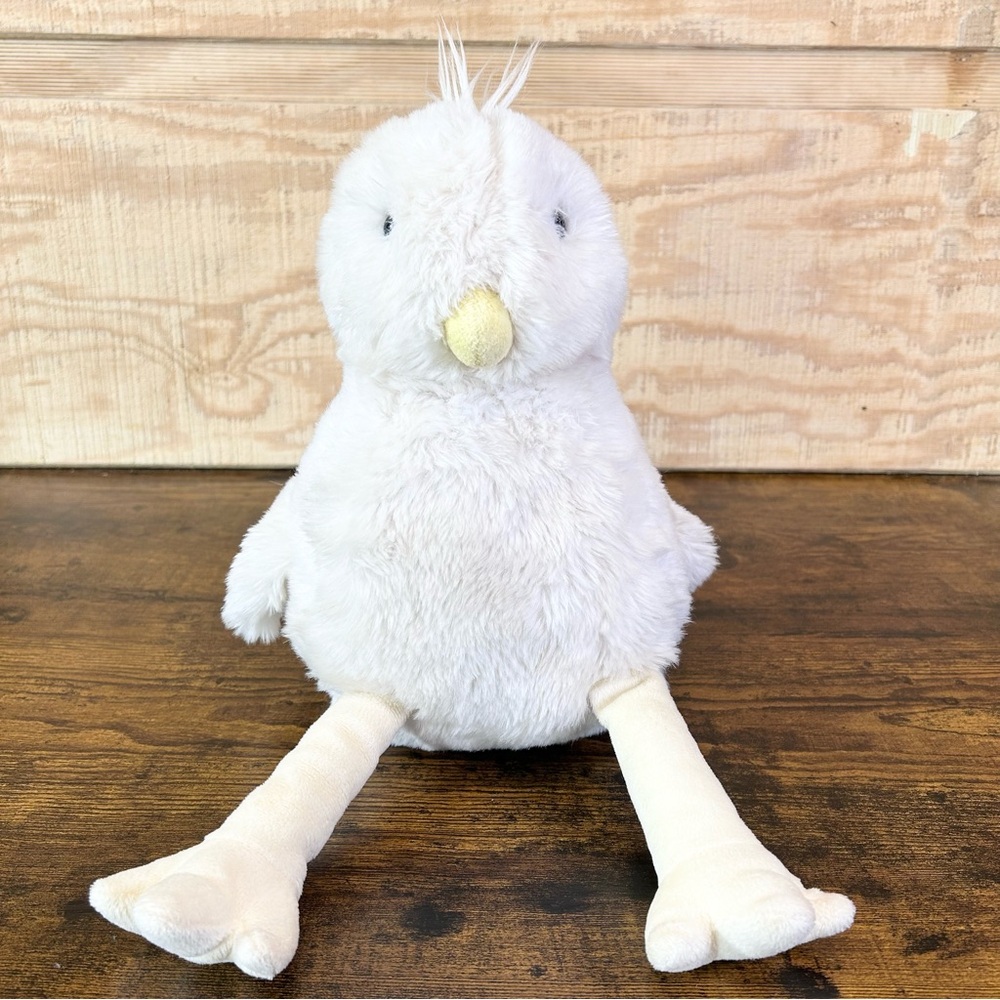 Pottery Barn kids large medium plush stuffed animal baby chicken fluffy chick